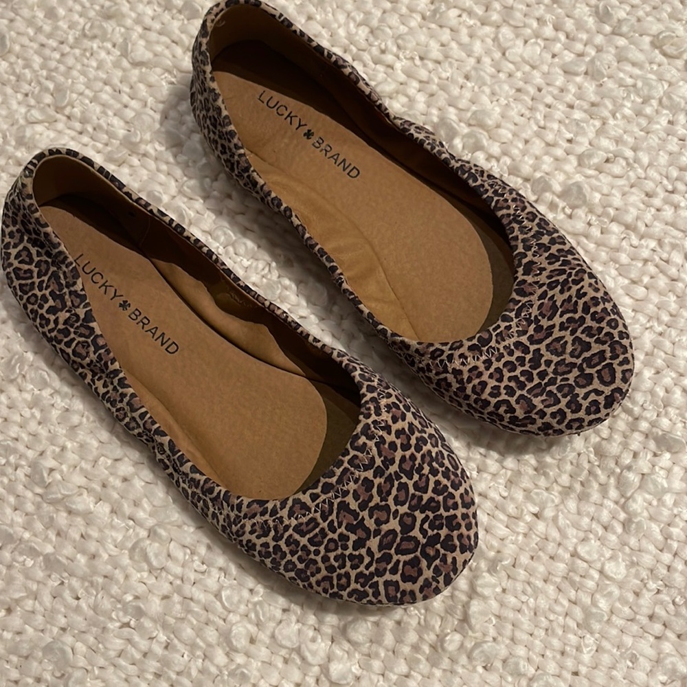 Lucky Brand Animal Print Flats